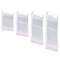 400 Pieces Self Sealing Bag with Hang Hole Resealable Storage Bag Clear Plastic Hanging Bag for Packaging Necklaces Earrings Jewelry, 3.5 x 4.7inch, 3.5 x 5.5inch, 3.5 x 7.8 inch, 3.5 x 11.8 inch